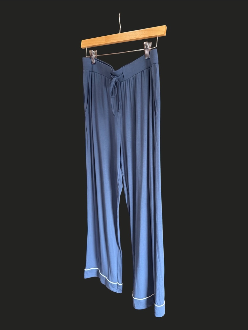 NWT EDEN & OM Bamboo Pajama Pants Blue Ice S - Picture 4 of 14